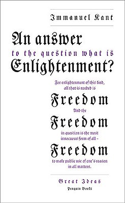 Book AN Answer to the Question: 'What Is Enlightenment?' (Penguin Great Ideas) free