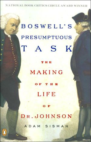 Book Boswell's Presumptuous Task: The Making of the Life of Dr. Johnson free