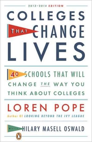 Book Colleges That Change Lives: 40 Schools That Will Change the Way You Think About Colleges free