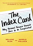 Book The Index Card: Why Personal Finance Doesn't Have to Be Complicated free