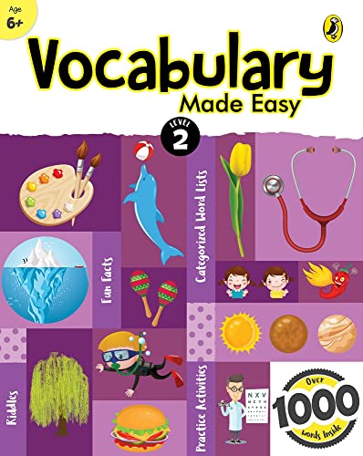 Book Vocabulary Made Easy Level 2: fun, interactive English vocab builder, activity & practice book with pictures for kids 6+, collection of 1000+ everyday words| fun facts, riddles for children, grade 2 free