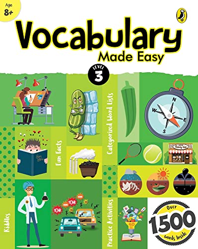 Book Vocabulary Made Easy Level 3: fun, interactive English vocab builder, activity & practice book with pictures for kids 8+, collection of 1500+ everyday words| fun facts, riddles for children, grade 3 free