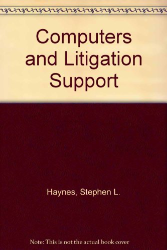 Book Computers And Litigation Support free