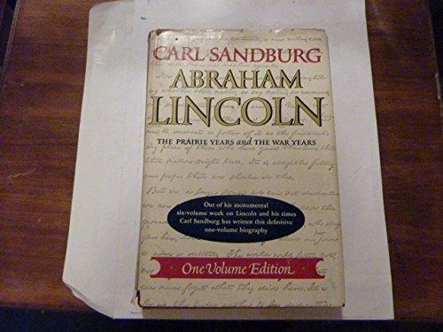 Book Abraham Lincoln Prairie Years and the War Years free
