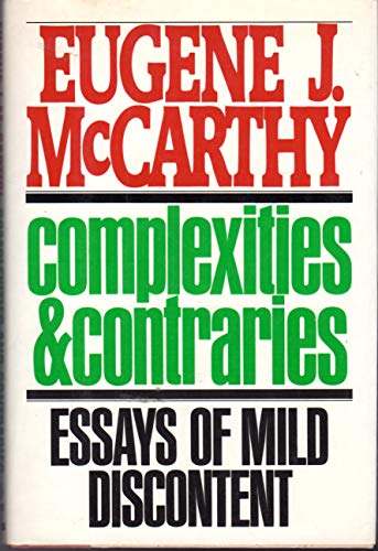 Book Complexities and Contraries: Essays of Mild Discontent free