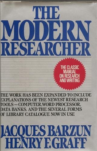 Book The modern researcher free