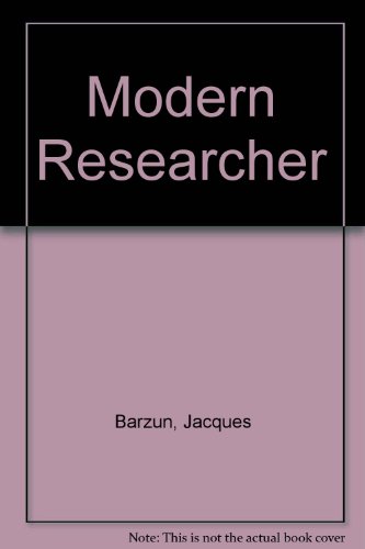 Book The modern researcher free