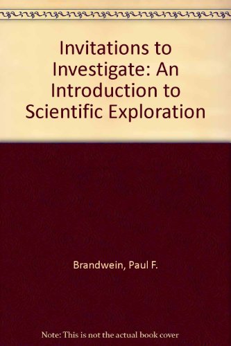 Book Invitations to Investigate; An Introduction to Scientific Exploration free