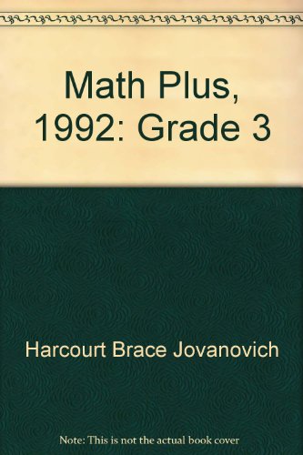 Book Math Plus, 1992: Grade 3 free