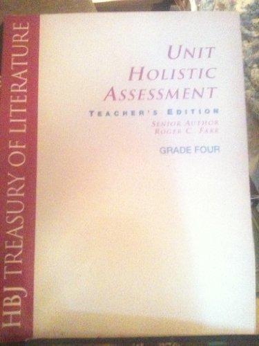 Book Unit Holistic Assessment (hbj Treasury Of Literature, 322) free