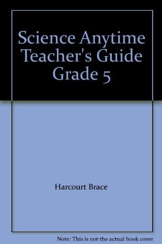 Book Science Anytime Teacher's Guide Grade 5 free