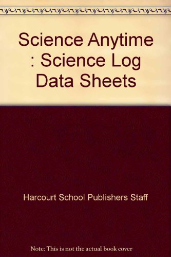 Book Science Anytime : Science Log Data Sheets free