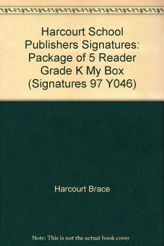 Book My Box, Reader Grade K, 5pk: Harcourt School Publishers Signatures (signatures 97 Y046) free