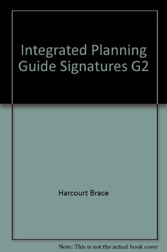 Book Integrated Planning Guide Signatures G2 free
