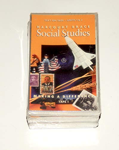 Book Harcourt Brace Social Studies: Making A Difference - Text on Tape - Units 1 & 2 free