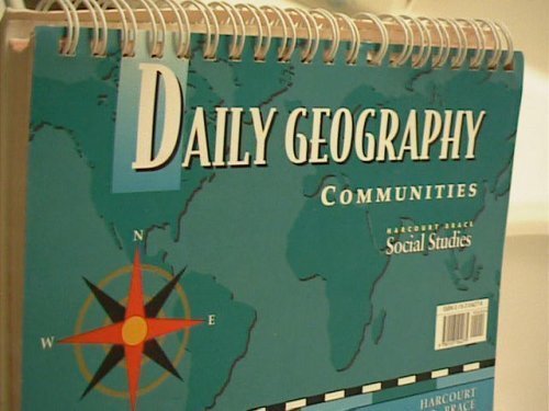 Book Harcourt School Publishers Social Studies: Daily Geography Flip Chart Grade 03 free