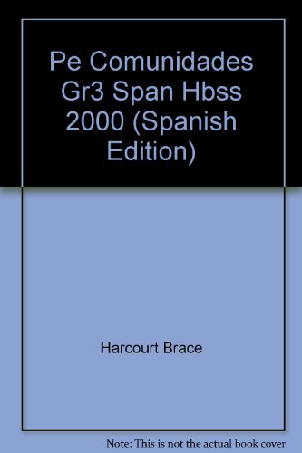 Book Pe Comunidades Gr3 Span Hbss 2000 (spanish Edition) free