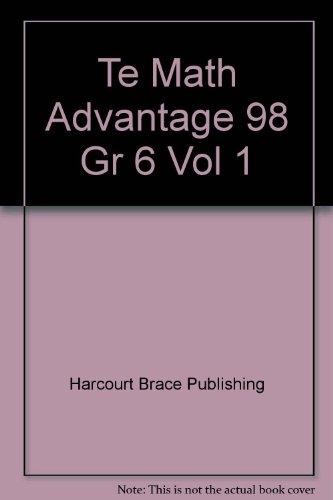 Book Te Math Advantage 98 Gr 6 Vol 1 free
