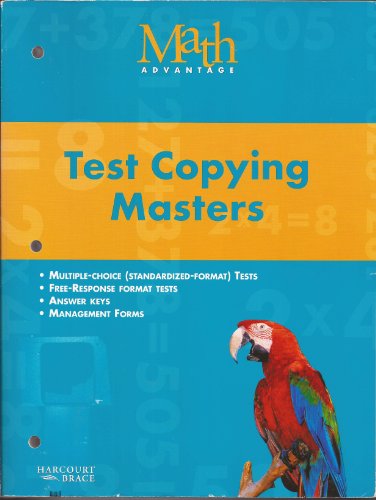 Book Test Copying Masters - Math Advantage - Grade 3 free