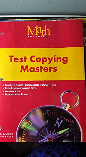 Book Test Copying Masters Gr6 Math Adv 99 free