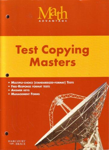 Book Math Advantage Grade 8 Middle School III Test Copying Masters free