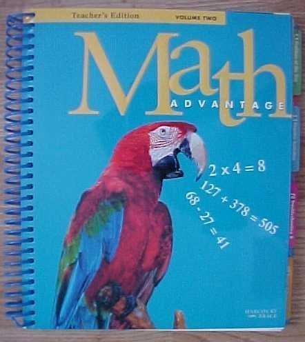 Book Teacher's Edition Volume Two Math Advantage Grade 3 free Book Teacher's Edition Volume Two Math Advantage Grade 3 free