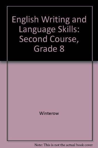 Book English Writing And Language Skills: Second Course, Grade 8 free