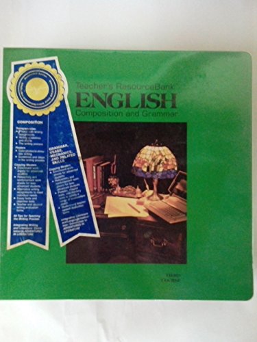 Book Warriner's Teacher's Resource Bank (english Composition And Grammar, Third Course) free