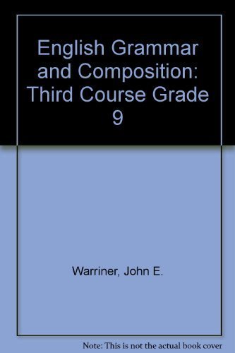 Book English Grammar and Composition: Third Course Grade 9 free