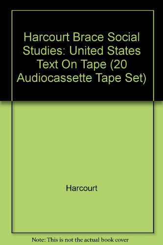 Book Harcourt Brace Social Studies: United States Text On Tape (20 Audiocassette Tape Set) free