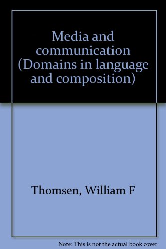 Book Media and communication (Domains in language and composition) free