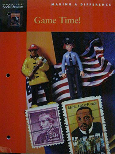 Book Harcourt Brace Social Studies Making a Difference Game Time! (Grade 2) free