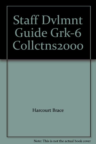 Book Staff Dvlmnt Guide Grk-6 Collctns2000 free