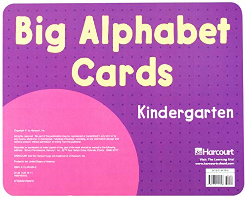 Book Trophies © 2007: Big Alphabet Cards Pre-K free