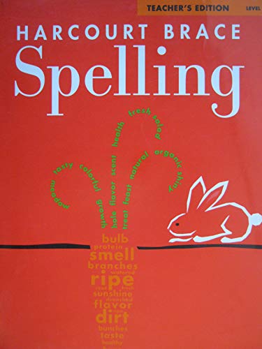 Book Harcourt Brace Spelling -level 4{teacher's Edition} free
