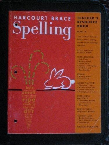Book Harcourt Brace Spelling, Grade 4 : Resource Book free