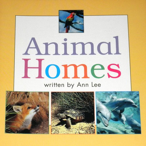 Book Harcourt School Publishers Science: Rdr: Animal Homes G1 free