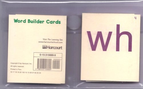 Book Trophies © 2007: Word Builder Cards Grades 1-3 free