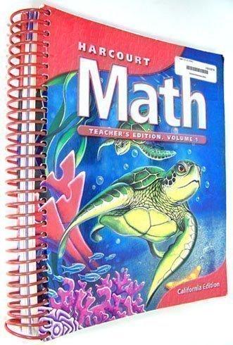 Book Harcourt Math Level 4 California Teacher's Edition Vol. 1 free