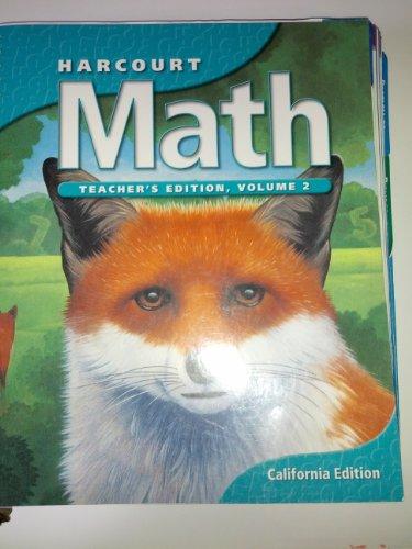 Book Harcourt Math Grade 5 Volume 2 Teacher's Edition California Edition free