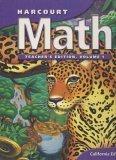 Book Harcourt Math Teacher's Edition Grade Six Volume 1 (California Edition) free