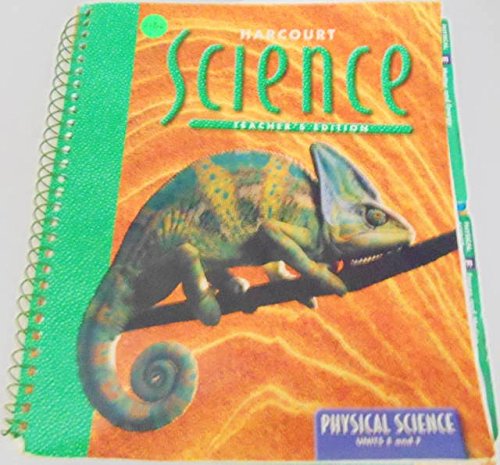 Book Harcourt Science Teacher's Edition Physical Science Units E and F - Grade 4 free
