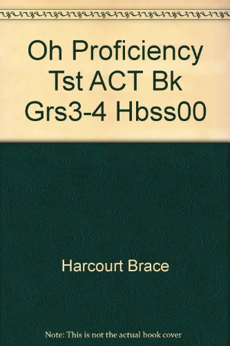 Book Oh Proficiency Tst Act Bk Grs3-4 Hbss00 free