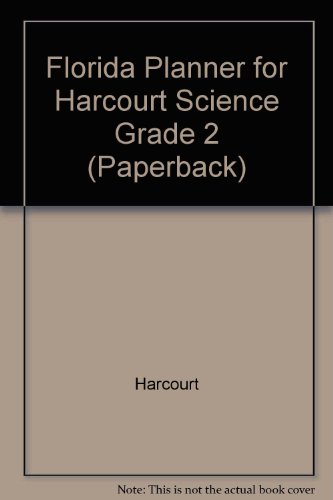 Book Florida Planner For Harcourt Science Grade 2 (paperback) free