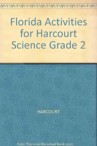 Book Florida Activities For Harcourt Science Grade 2 free