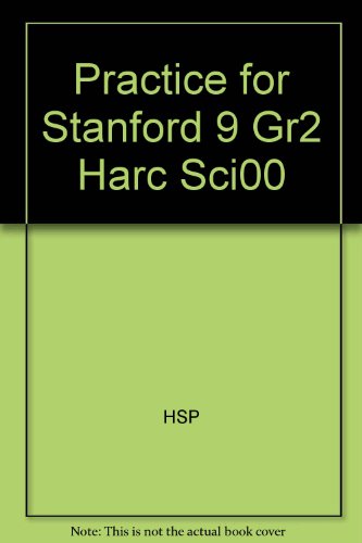 Book Practice For Stanford 9 Gr2 Harc Sci00 free
