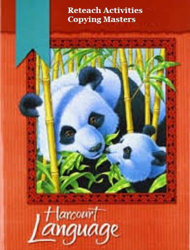 Book Harcourt Language, Reteach Activities Copying Masters (harcourt Language, Grade 3) free