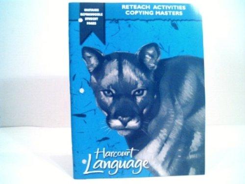 Book Harcourt Language Reteach Activites Copying Masters Grade 4 free