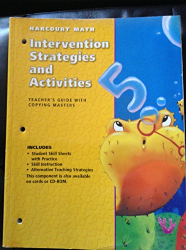 Book Harcourt Math: Intervention Strategies And Activities (teacher's Guide With Copying Masters) Grade 2 free