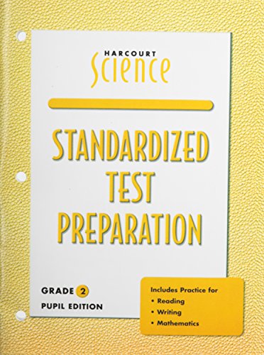 Book Harcourt School Publishers Science: Student Edition Standardized Test Preparation Grade 2 free